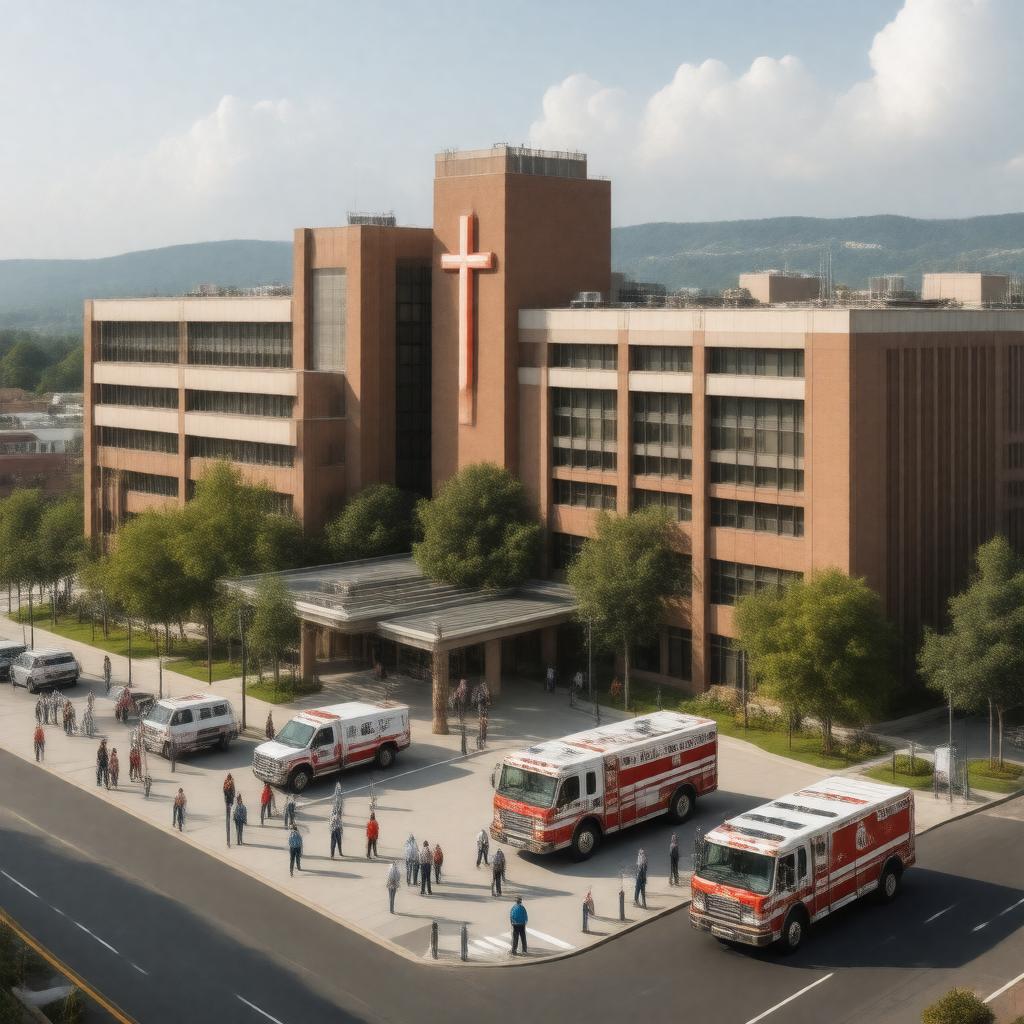 AI-created image of St. Joseph Hospital