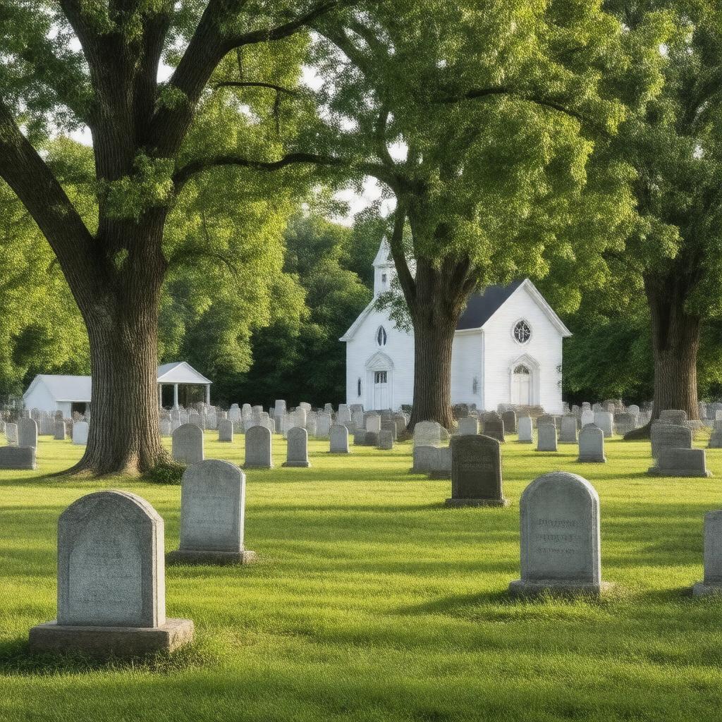 AI-created image of St. Joseph on the Brandywine Cemetery
