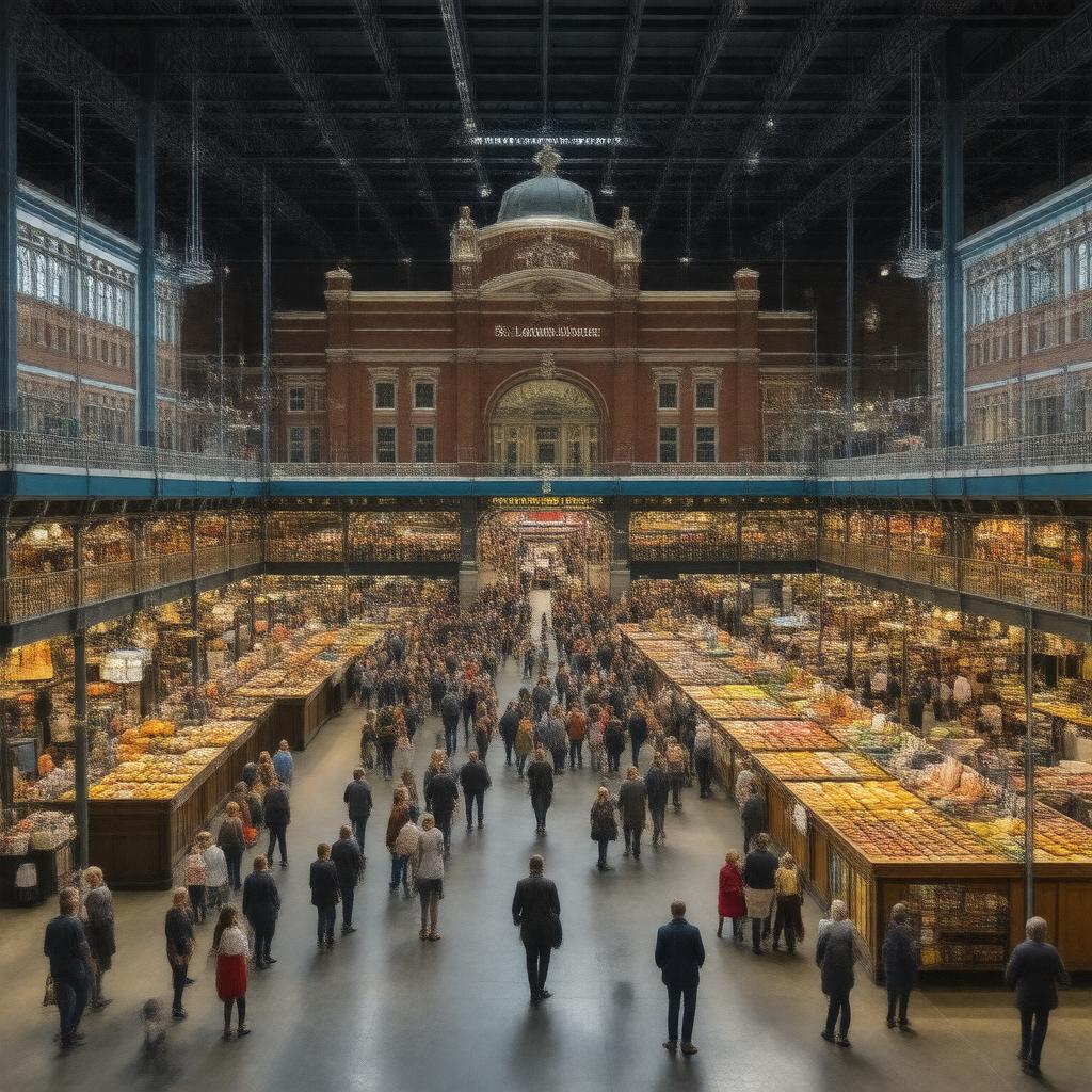 AI-created image of St. Lawrence Market