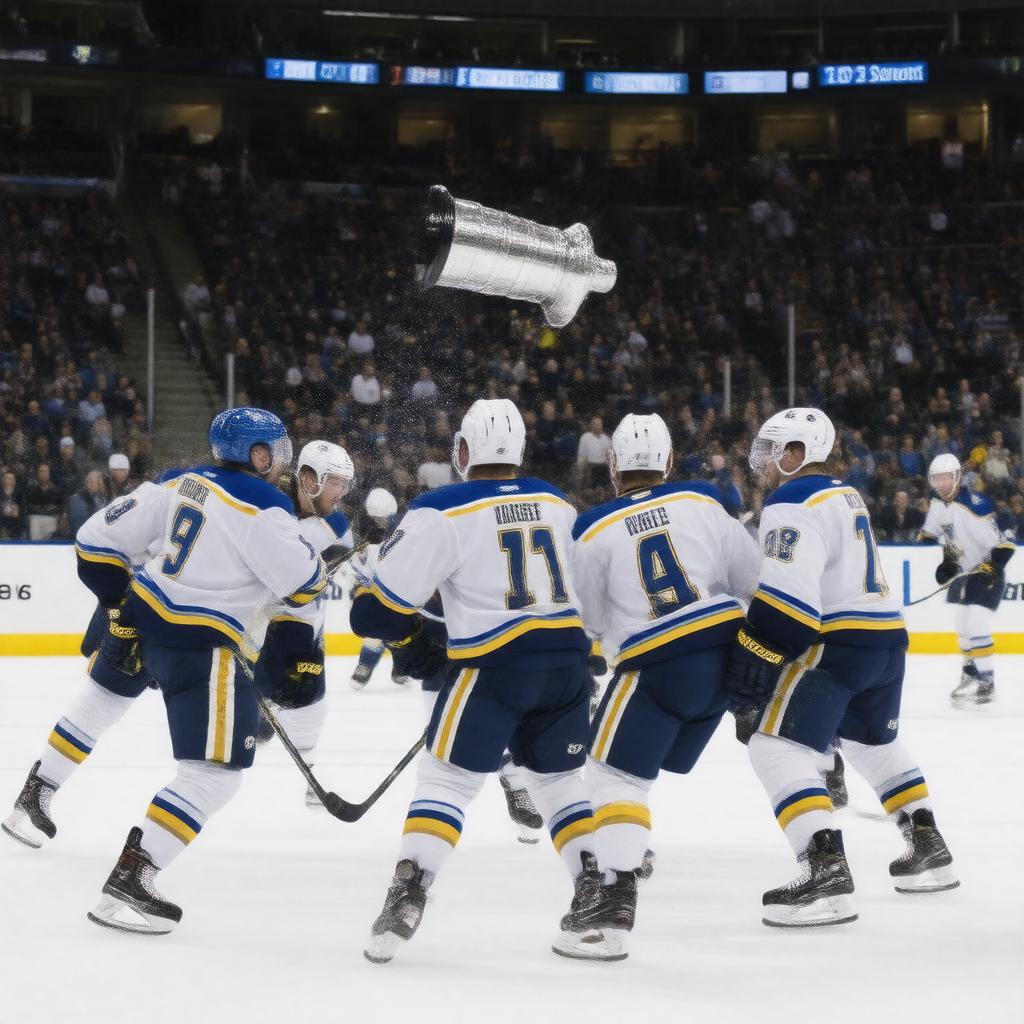 AI-created image of St. Louis Blues