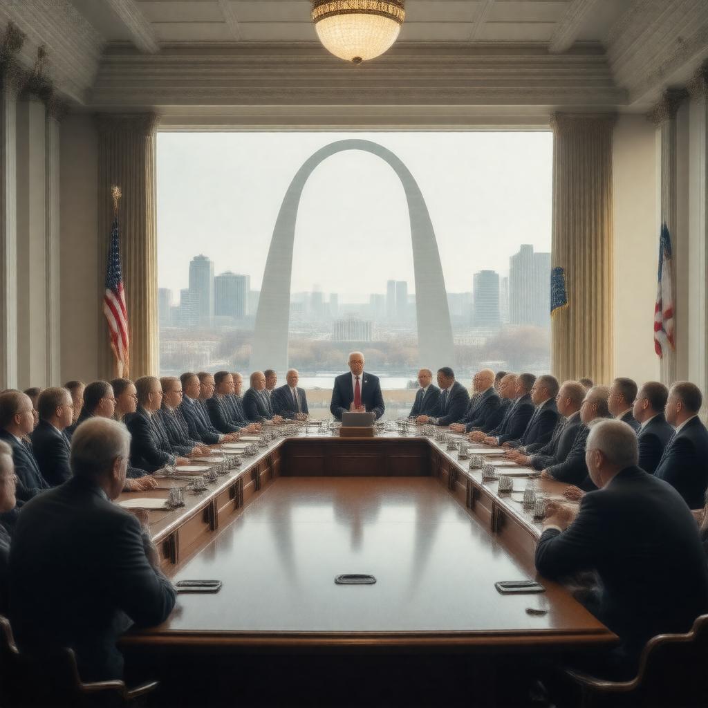 Click to view larger image AI-created image of St. Louis Board of Aldermen
