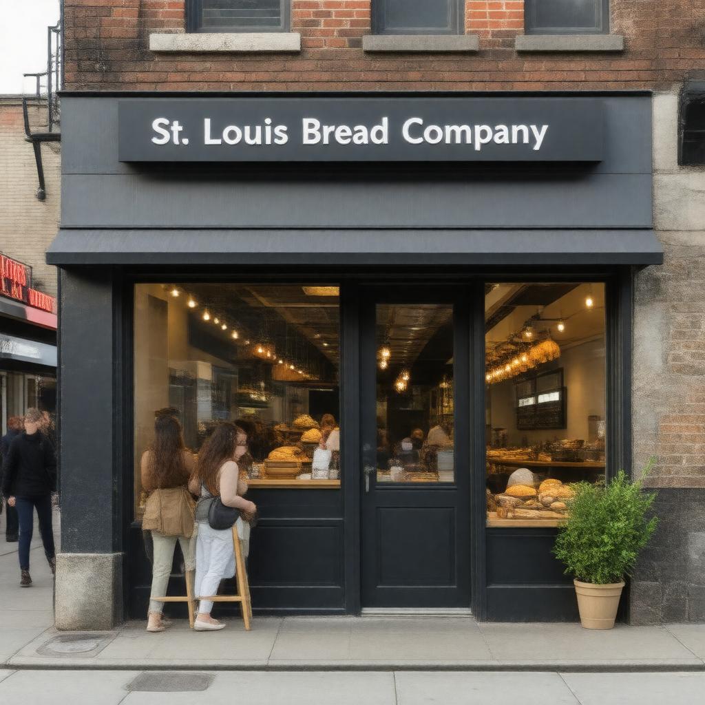 Click to view larger image AI-created image of St. Louis Bread Company