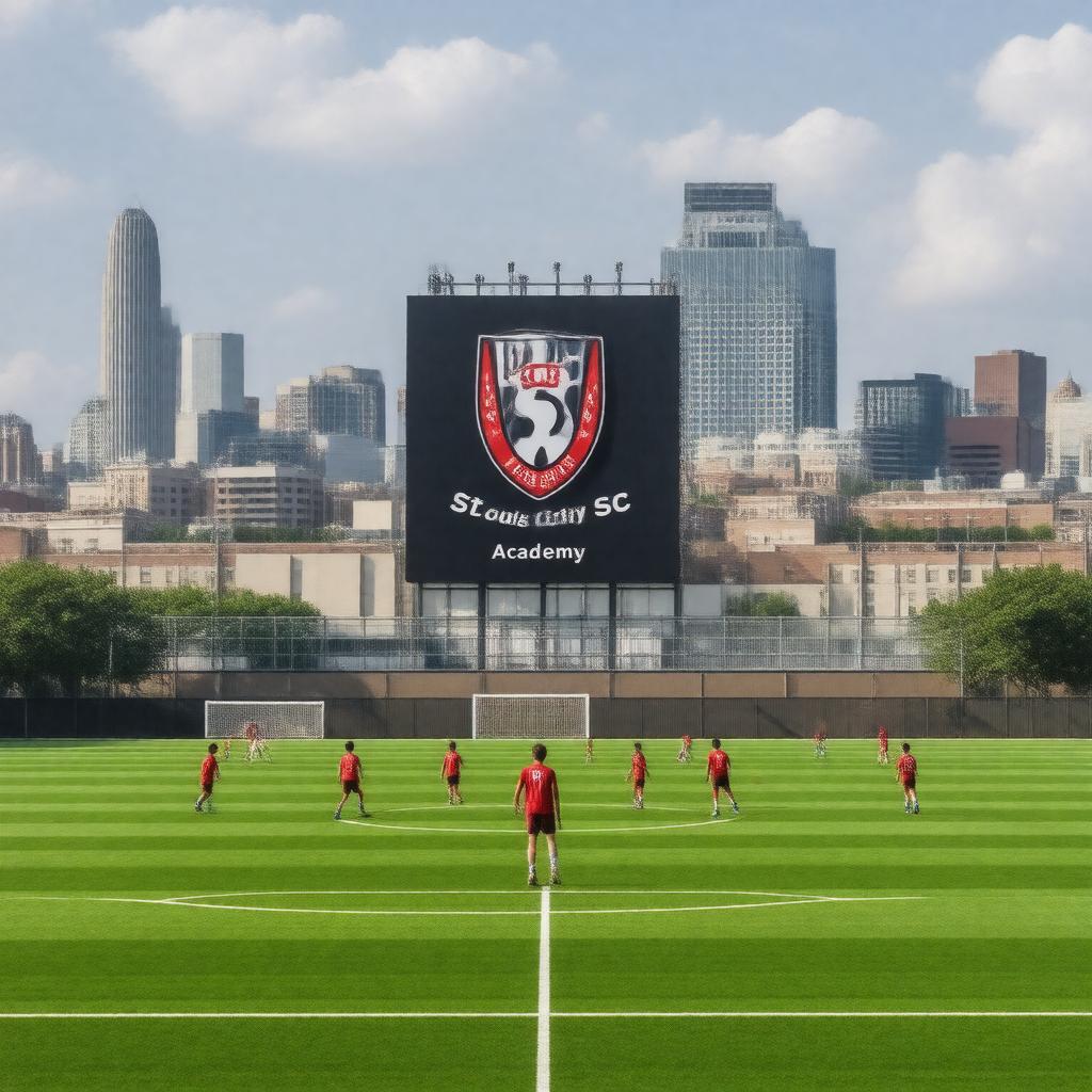 Click to view larger image AI-created image of St. Louis City SC Academy
