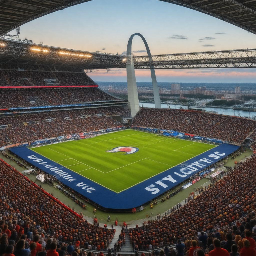 AI-created image of St. Louis City Soccer Club