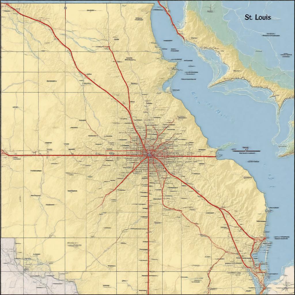 AI-created image of St. Louis County