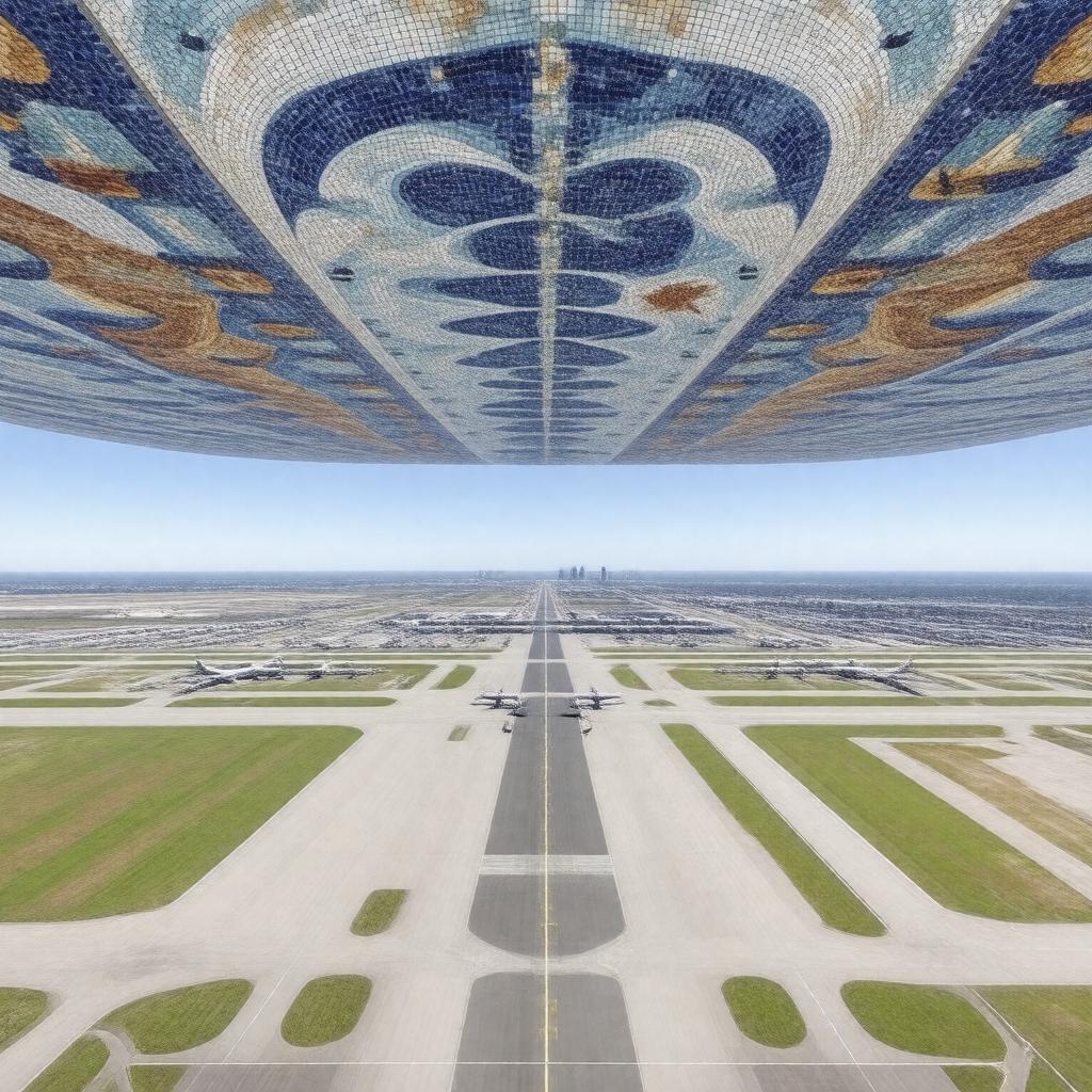 Click to view larger image AI-created image of St. Louis Lambert International Airport