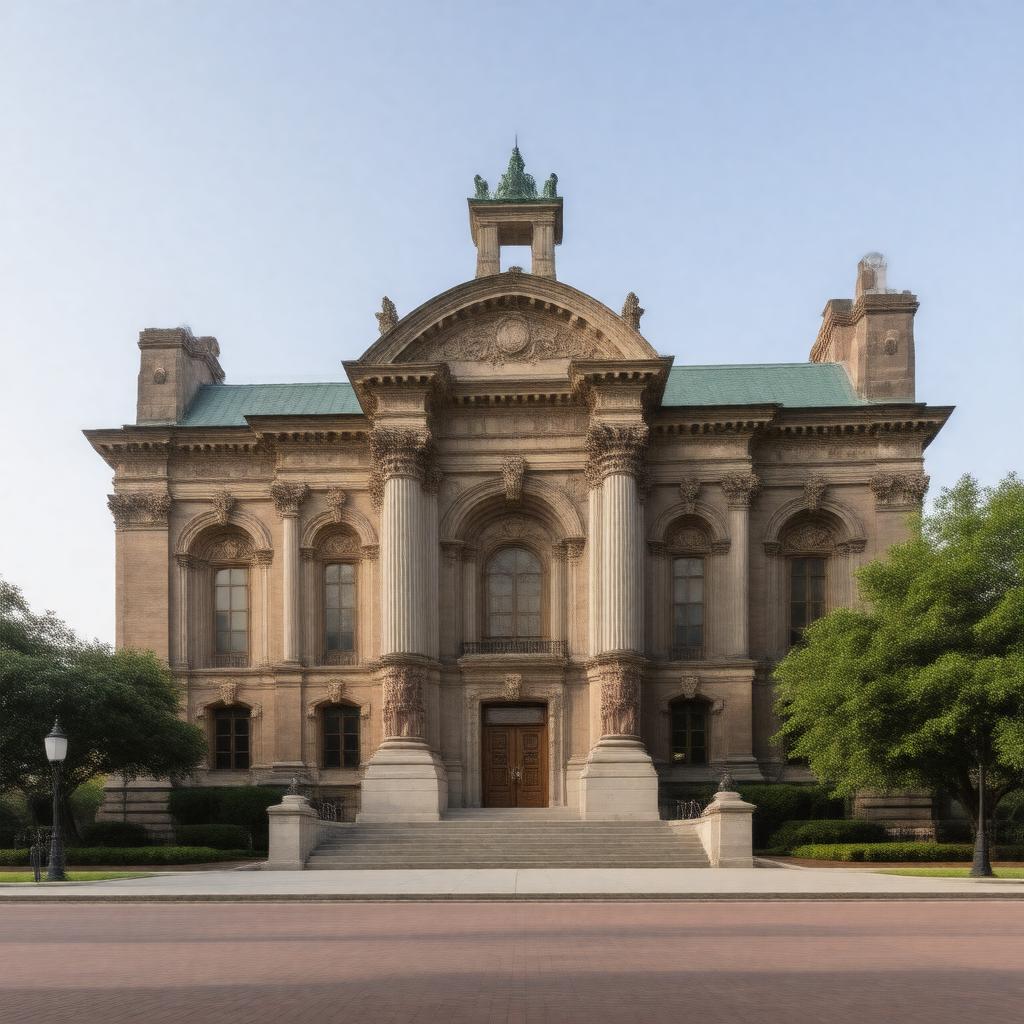 AI-created image of St. Louis Museum of Fine Arts