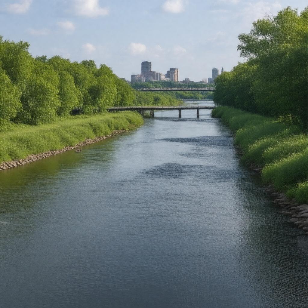 AI-created image of St. Louis River