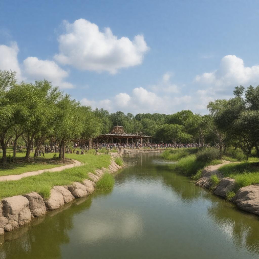 AI-created image of St. Louis Zoo