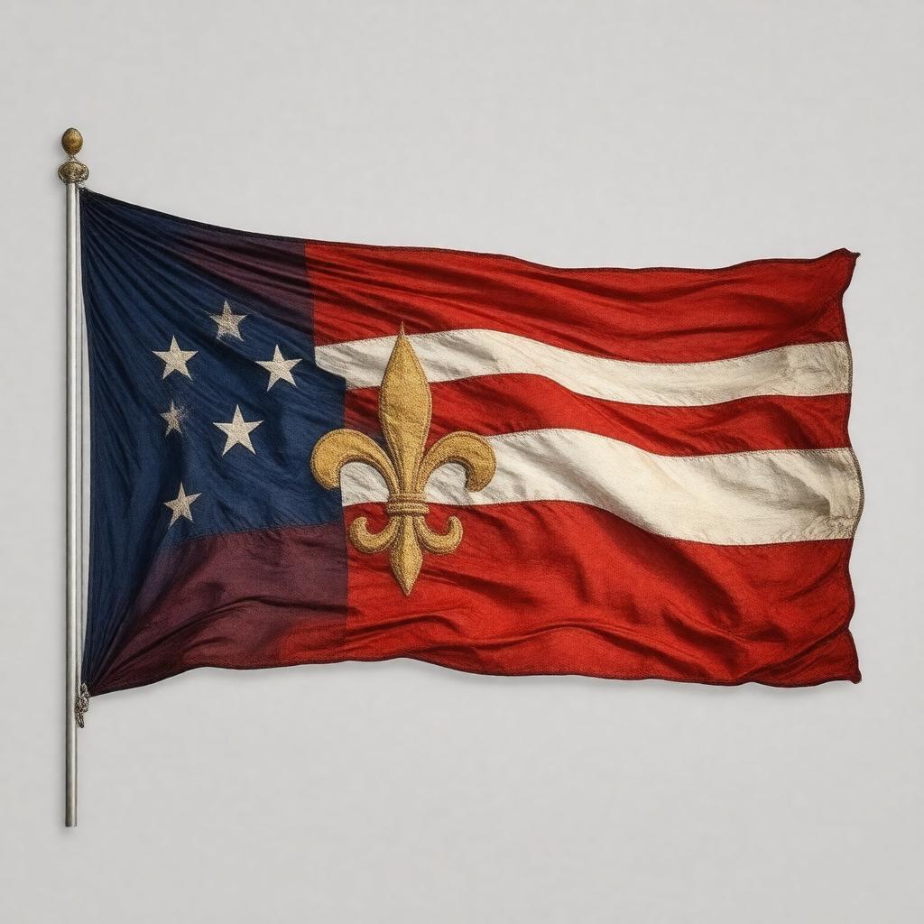 Click to view larger image AI-created image of St. Louis city flag