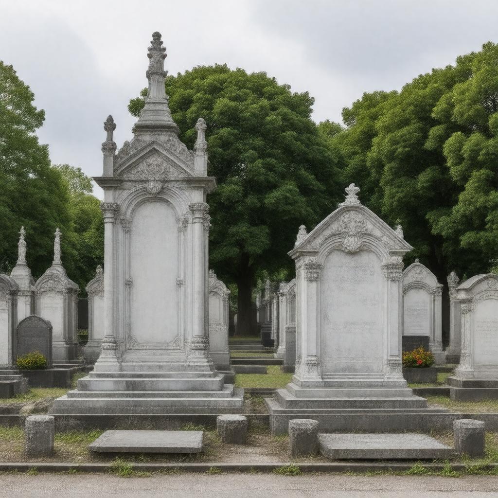 AI-created image of St. Marx Cemetery