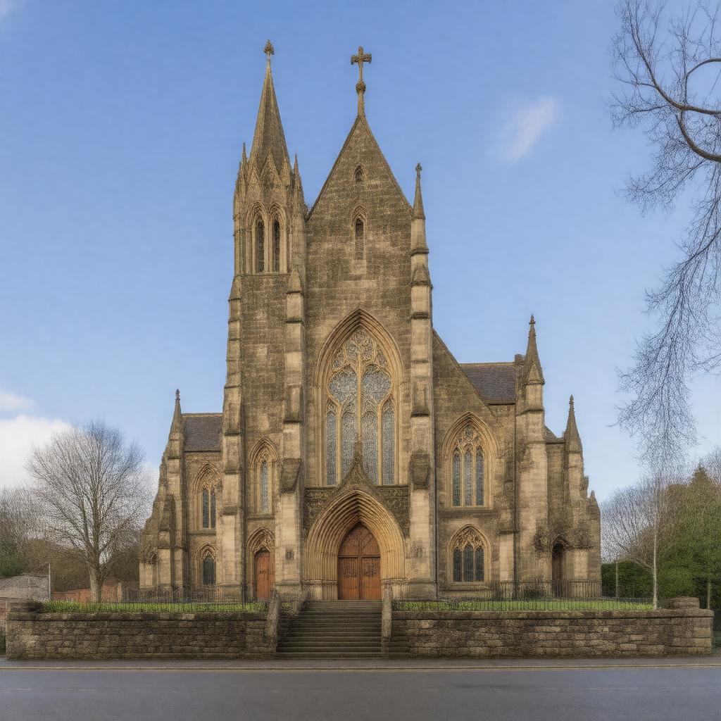 AI-created image of St. Mary's Cathedral, Killarney