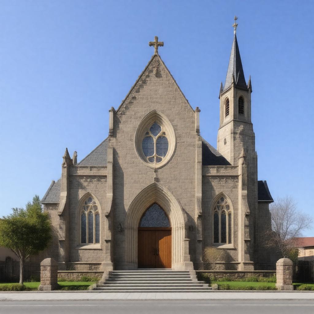 AI-created image of St. Mary's Church