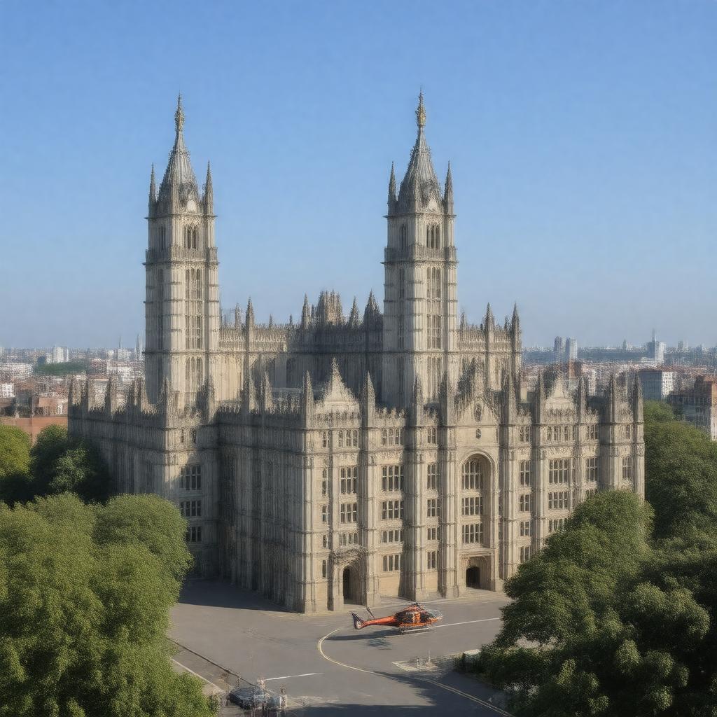 AI-created image of St. Mary's Hospital