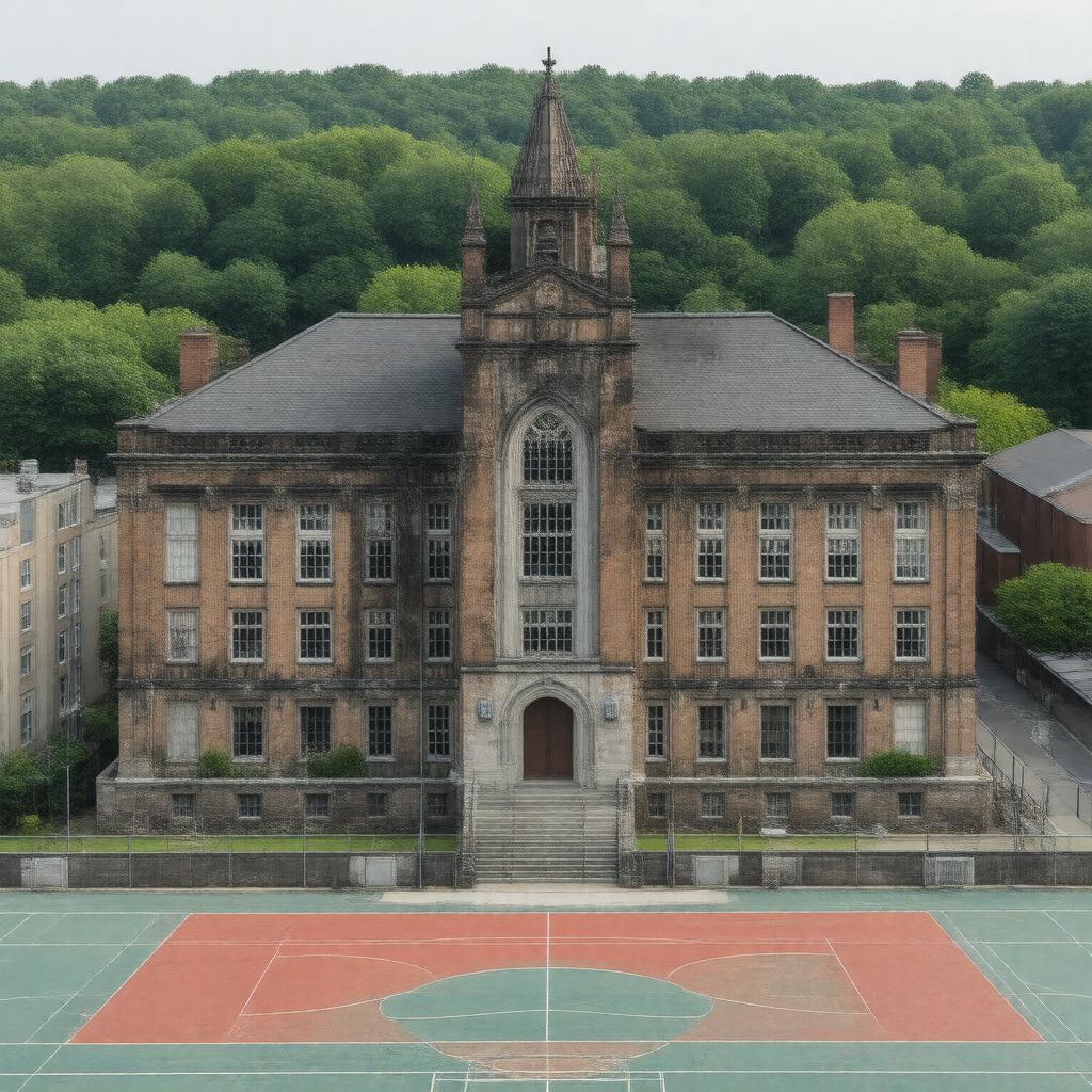 AI-created image of St. Mary's Industrial School for Boys