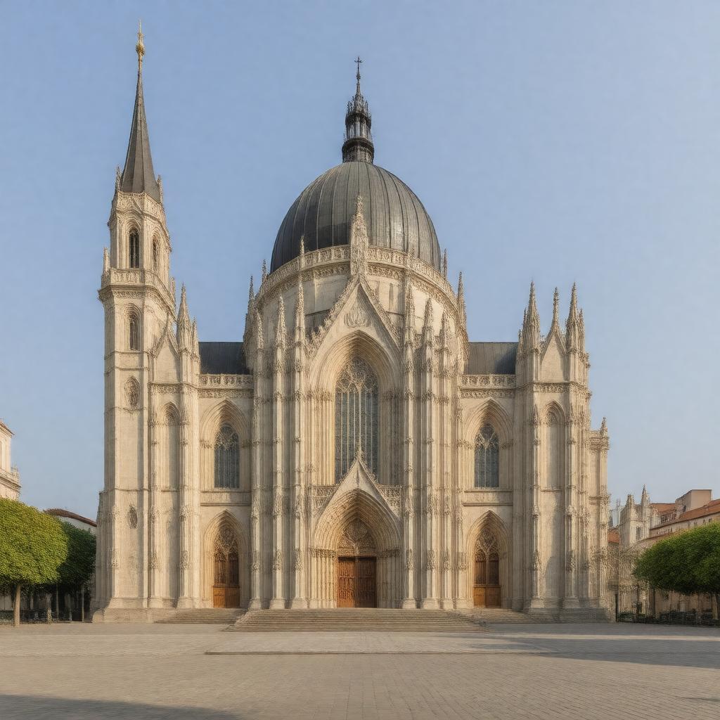 AI-created image of St. Michael the Archangel Cathedral