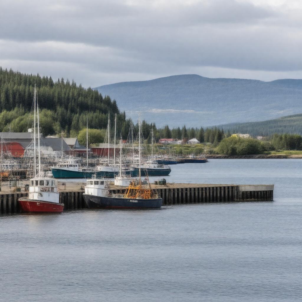 AI-created image of St. Paul Harbor