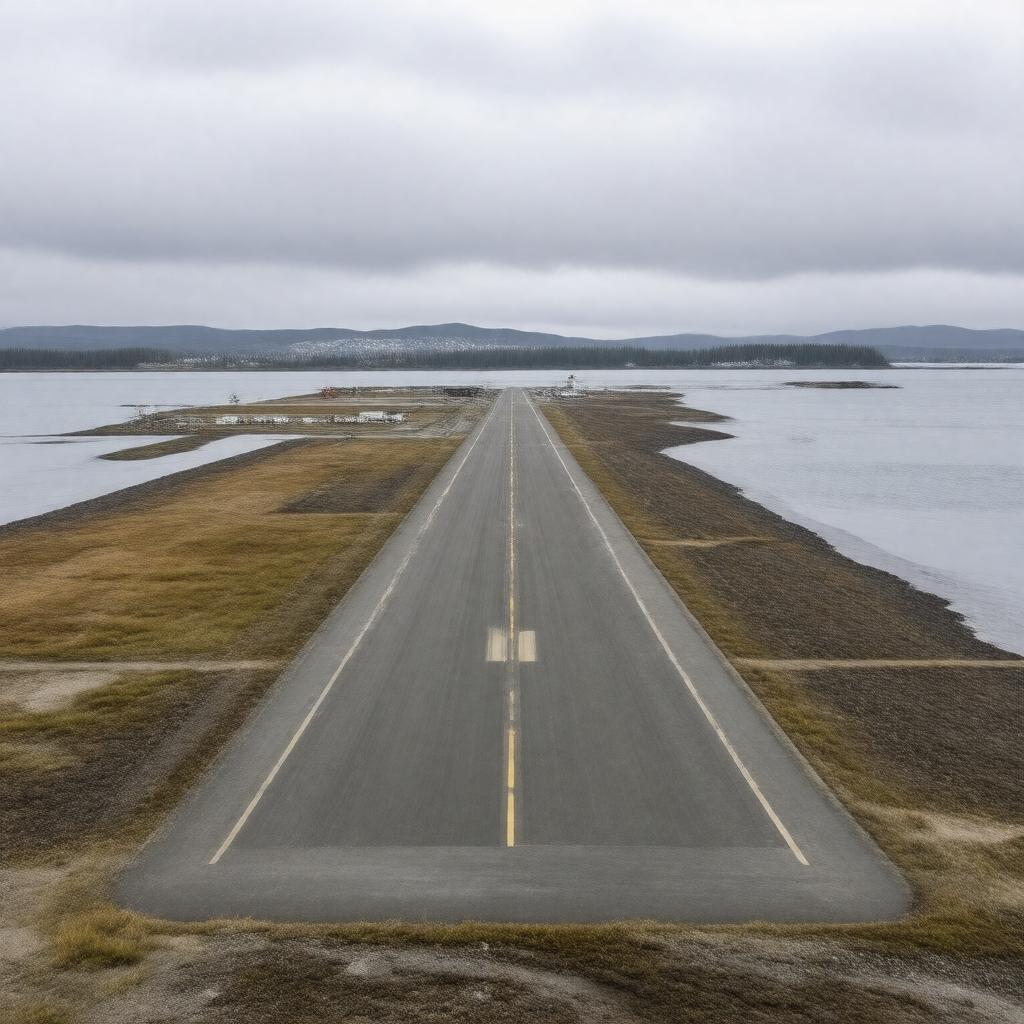 AI-created image of St. Paul Island Airport