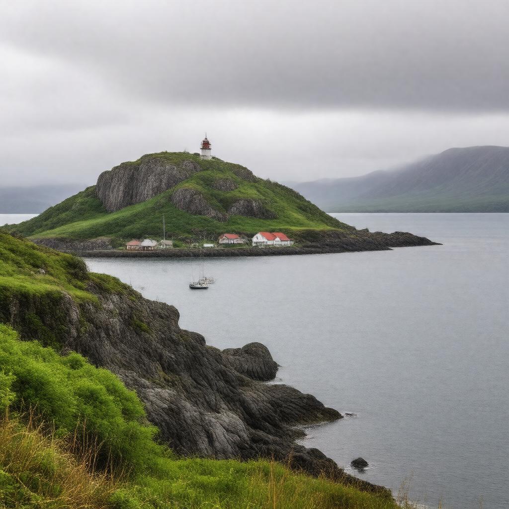 AI-created image of St. Paul Island