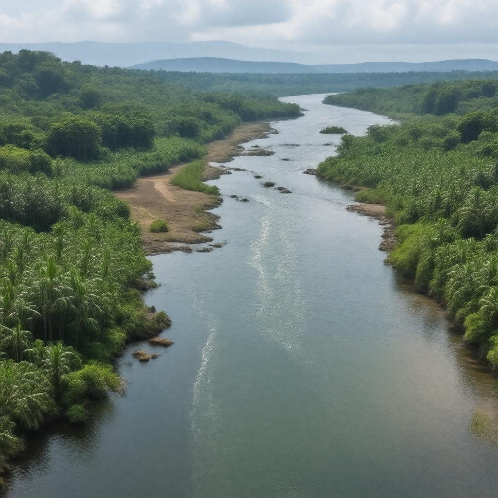 AI-created image of St. Paul River