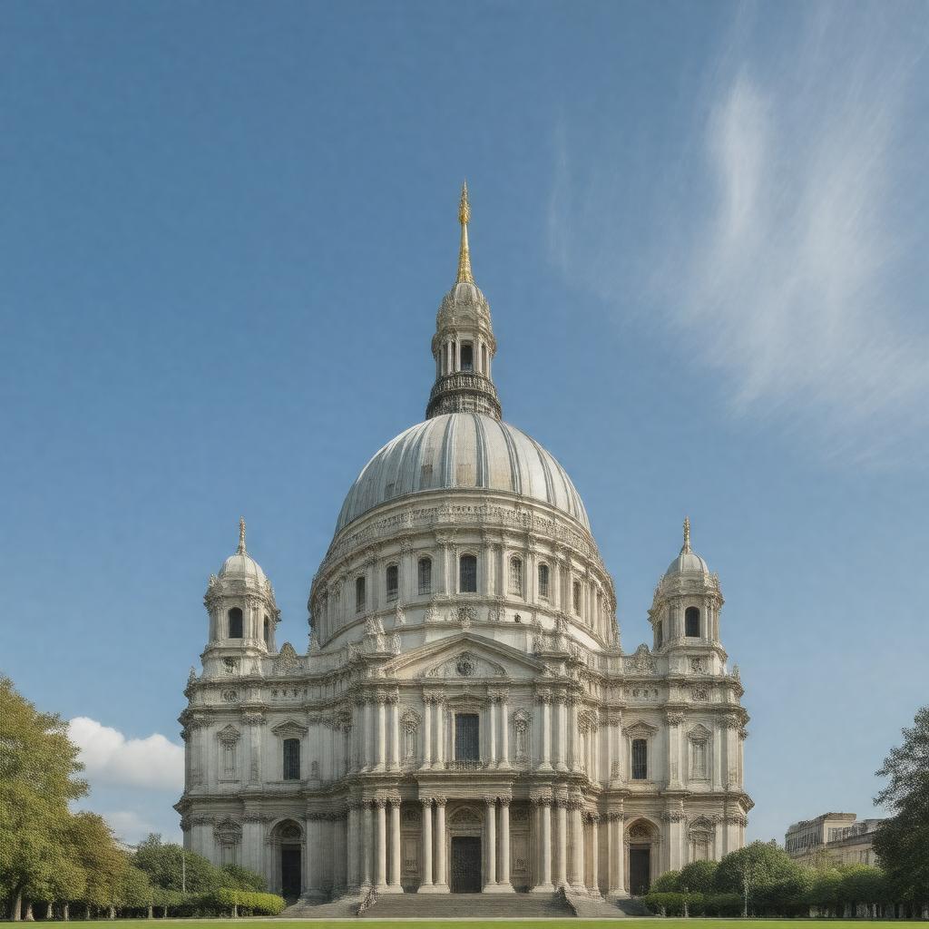 AI-created image of St. Paul's Church