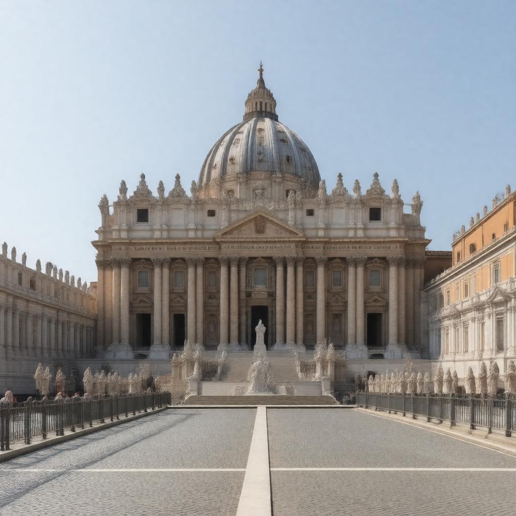 AI-created image of St. Peter's Basilica