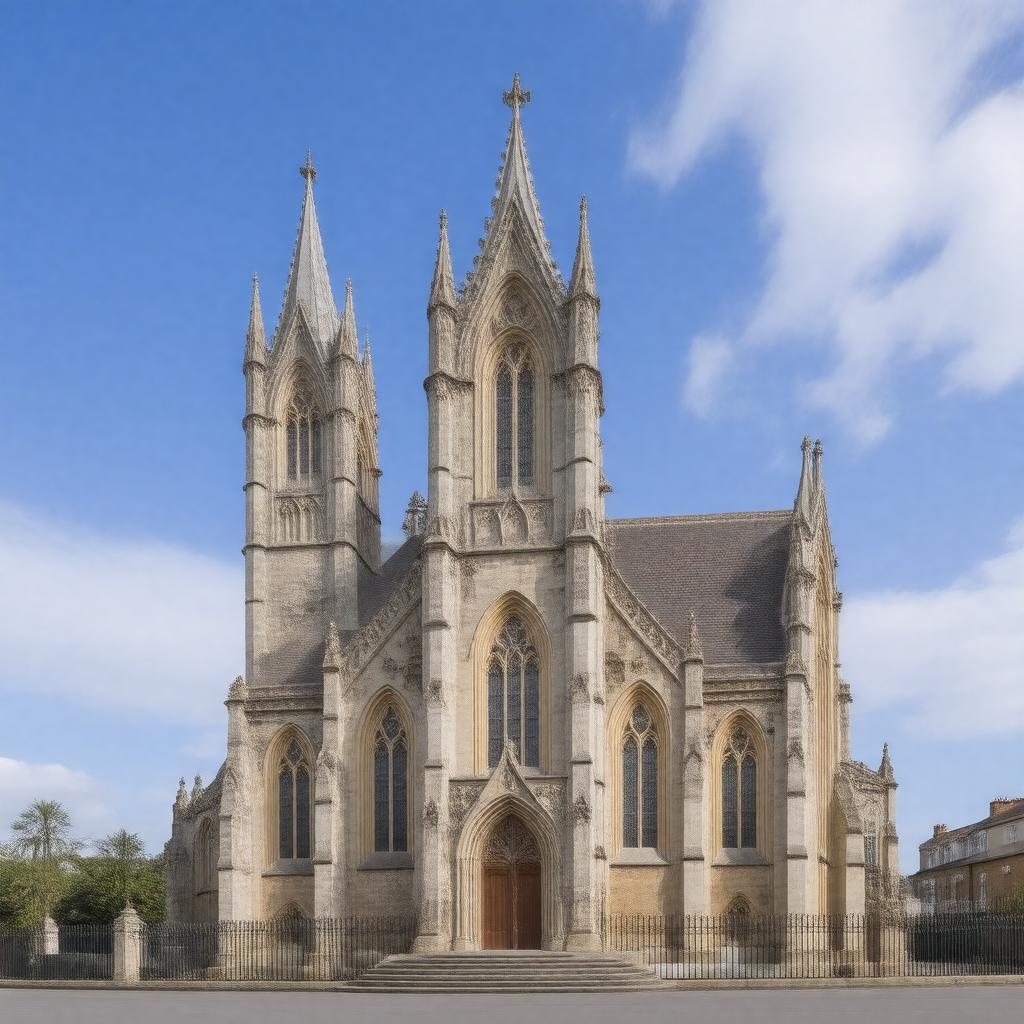 Click to view larger image AI-created image of St. Peter's Church, Brighton