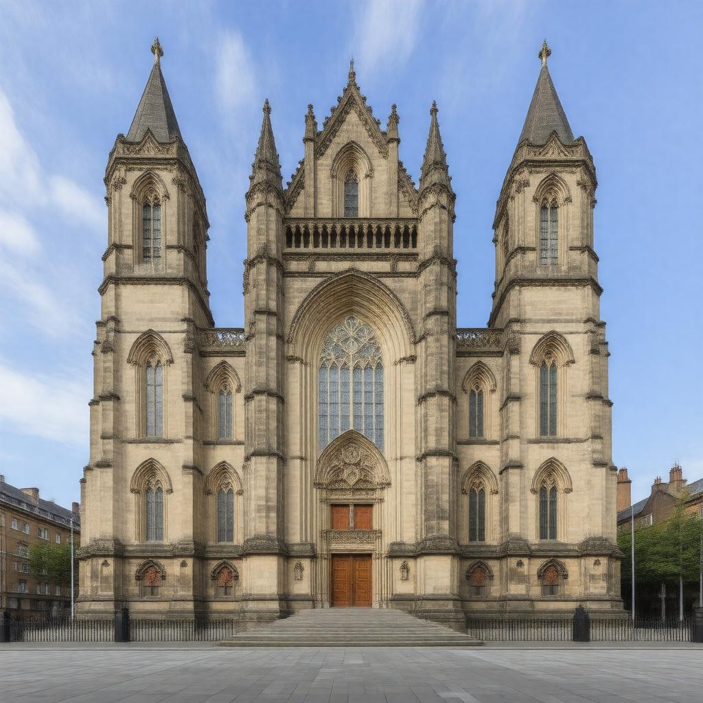 Click to view larger image AI-created image of St. Philip's Cathedral, Birmingham