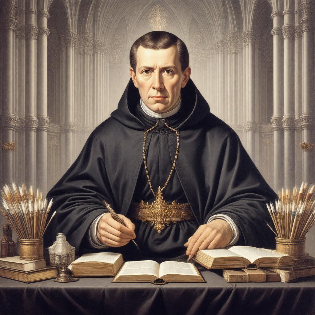 AI-created image of St. Thomas Aquinas