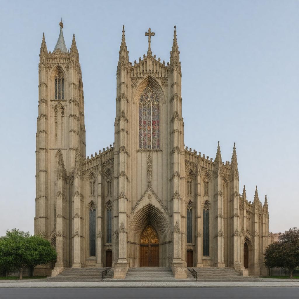 AI-created image of St. Thomas Church