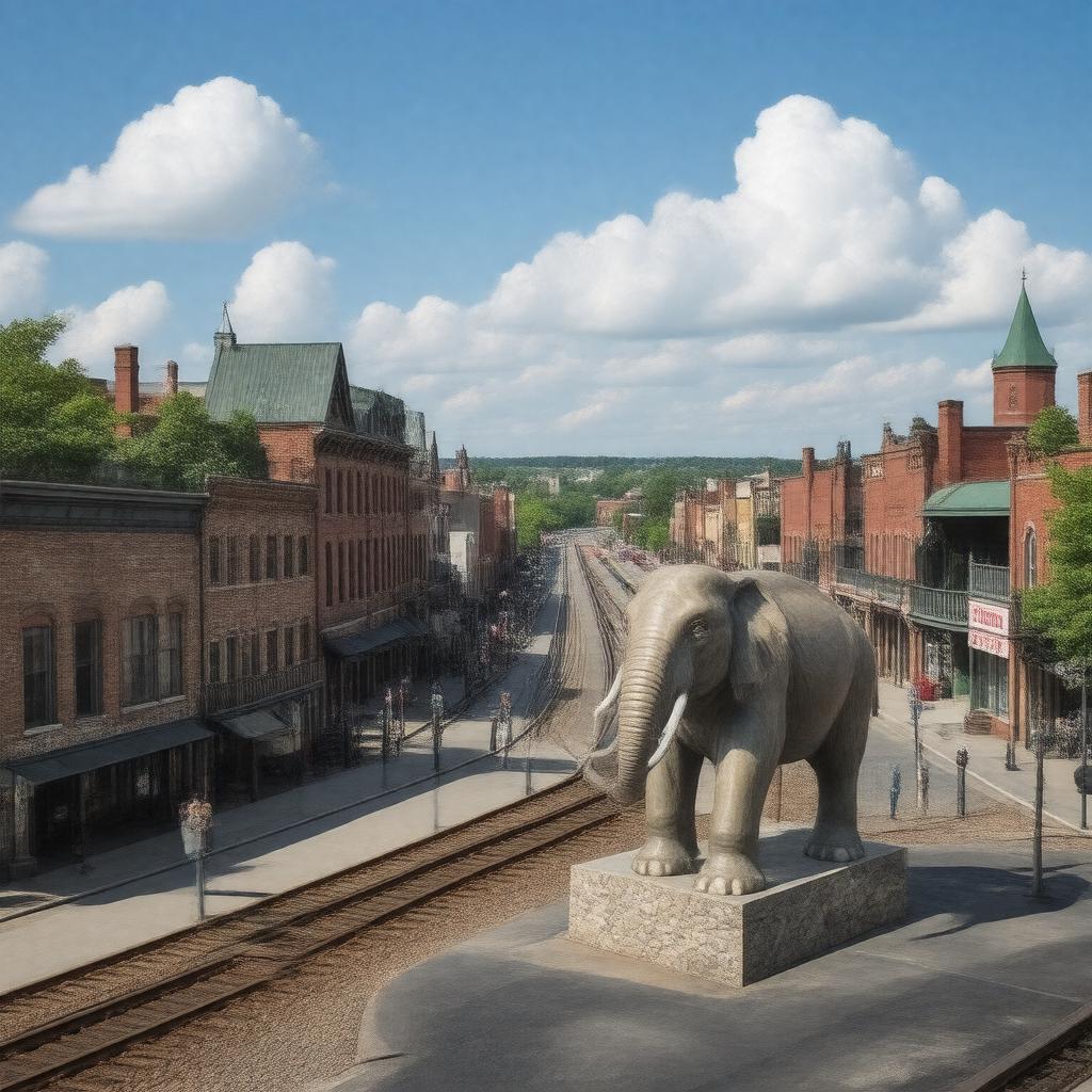 AI-created image of St. Thomas, Ontario, Canada