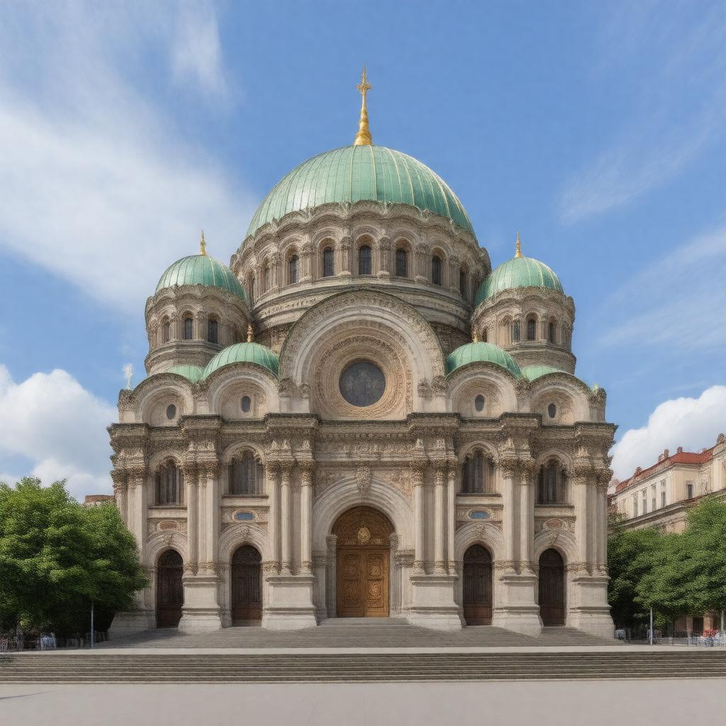 AI-created image of St. Vladimir's Cathedral
