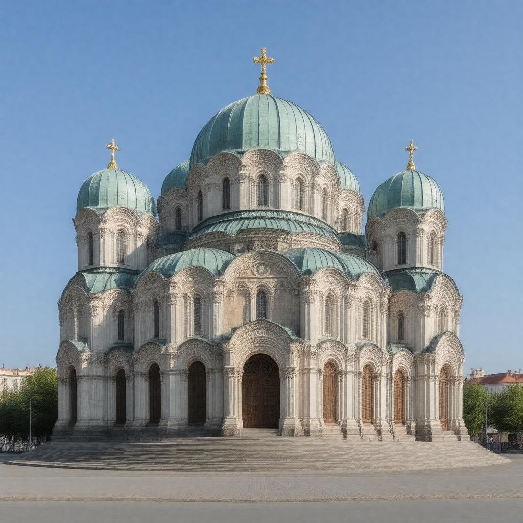 AI-created image of St. Volodymyr's Cathedral