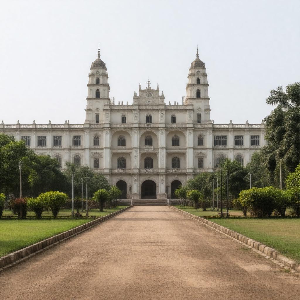 Click to view larger image AI-created image of St. Xavier's College, Burdwan