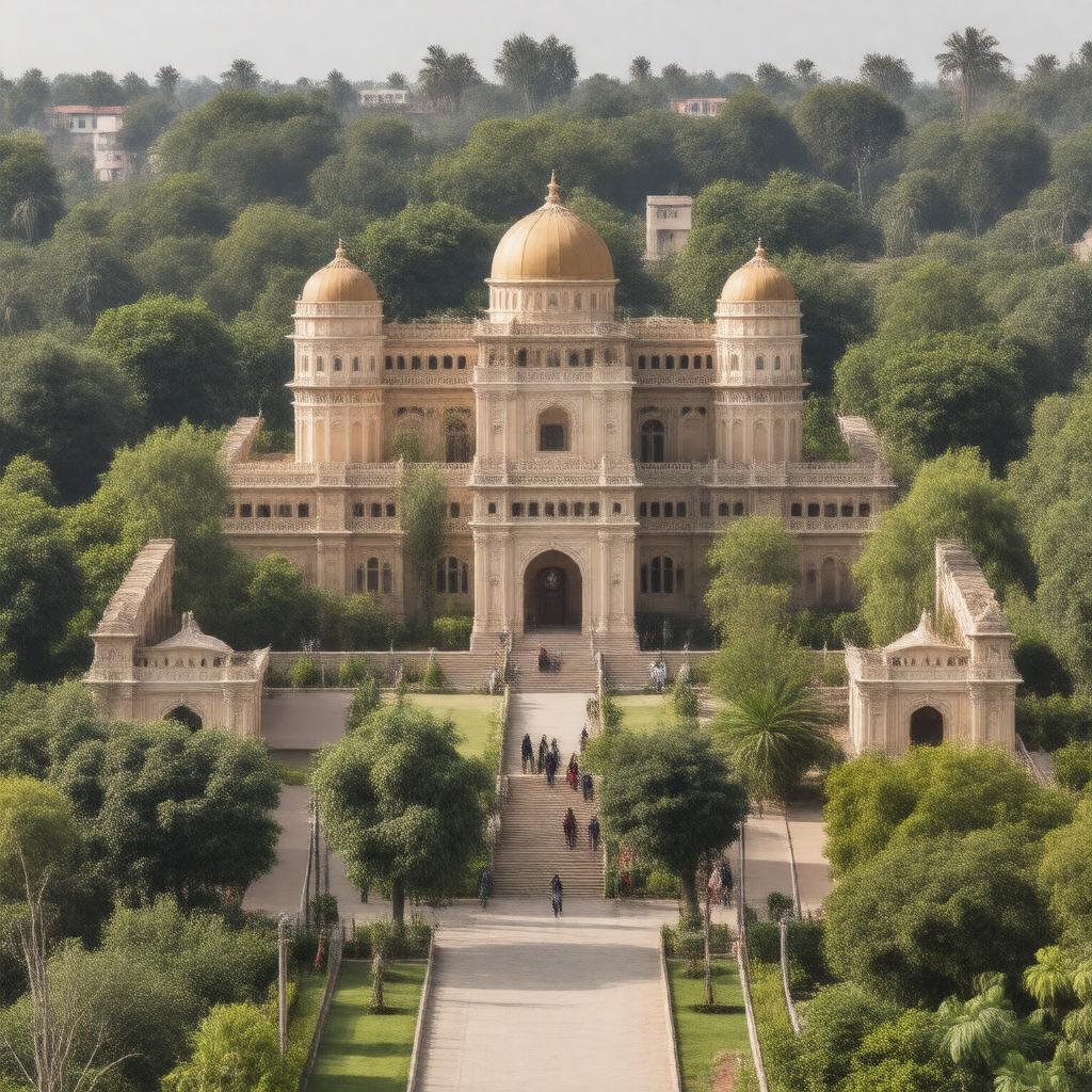 Click to view larger image AI-created image of St. Xavier's College, Jaipur