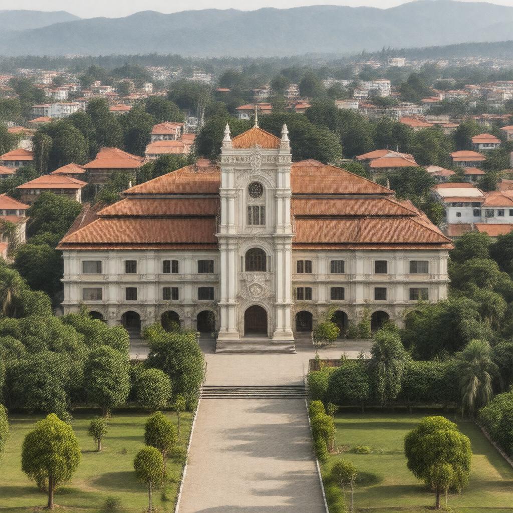 Click to view larger image AI-created image of St. Xavier's College, Kathmandu