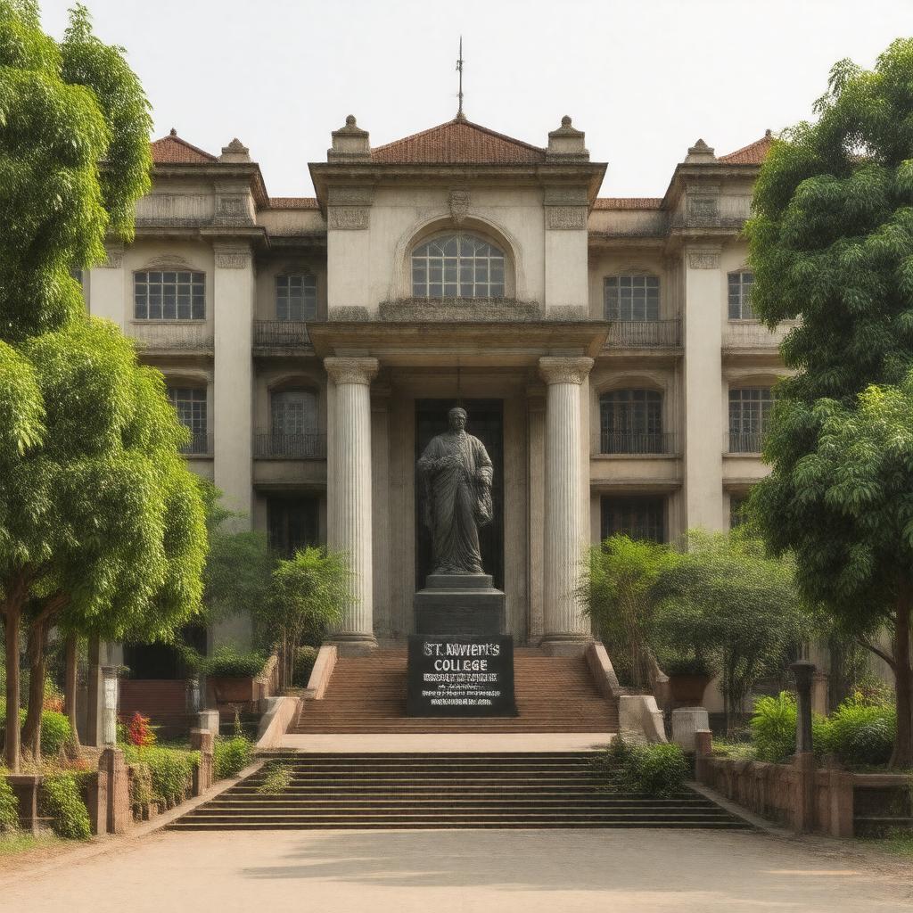 Click to view larger image AI-created image of St. Xavier's College, Ranchi