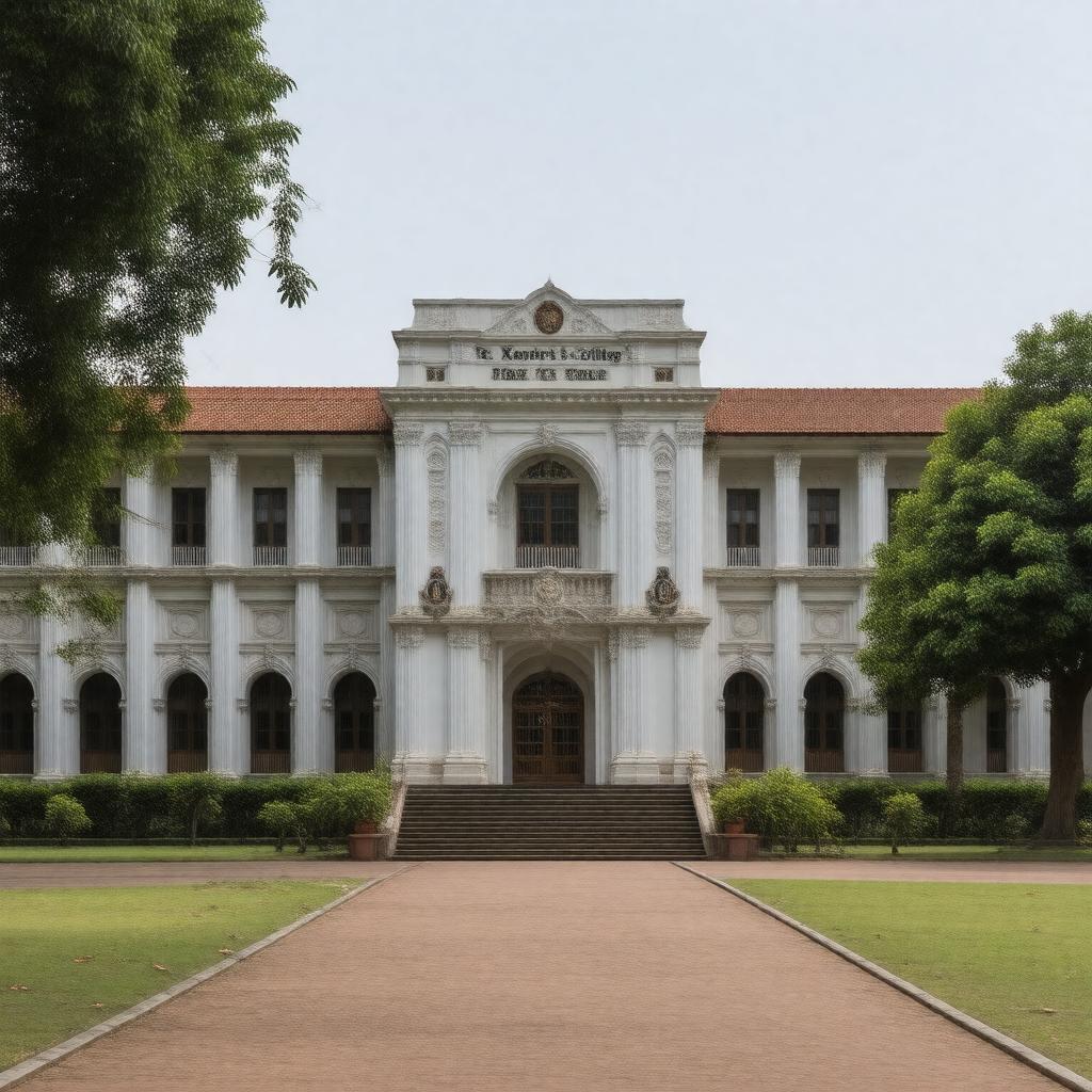 Click to view larger image AI-created image of St. Xavier's College, Tezpur