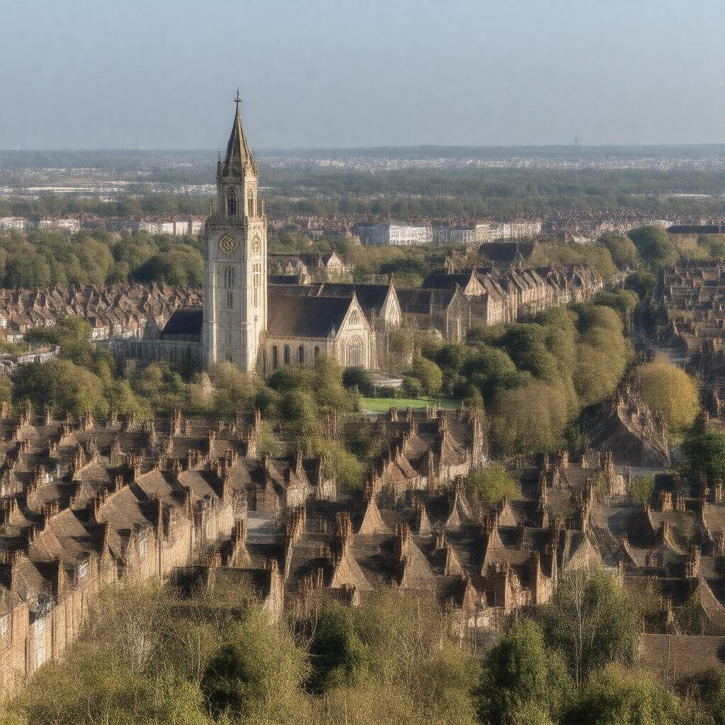 AI-created image of St Albans