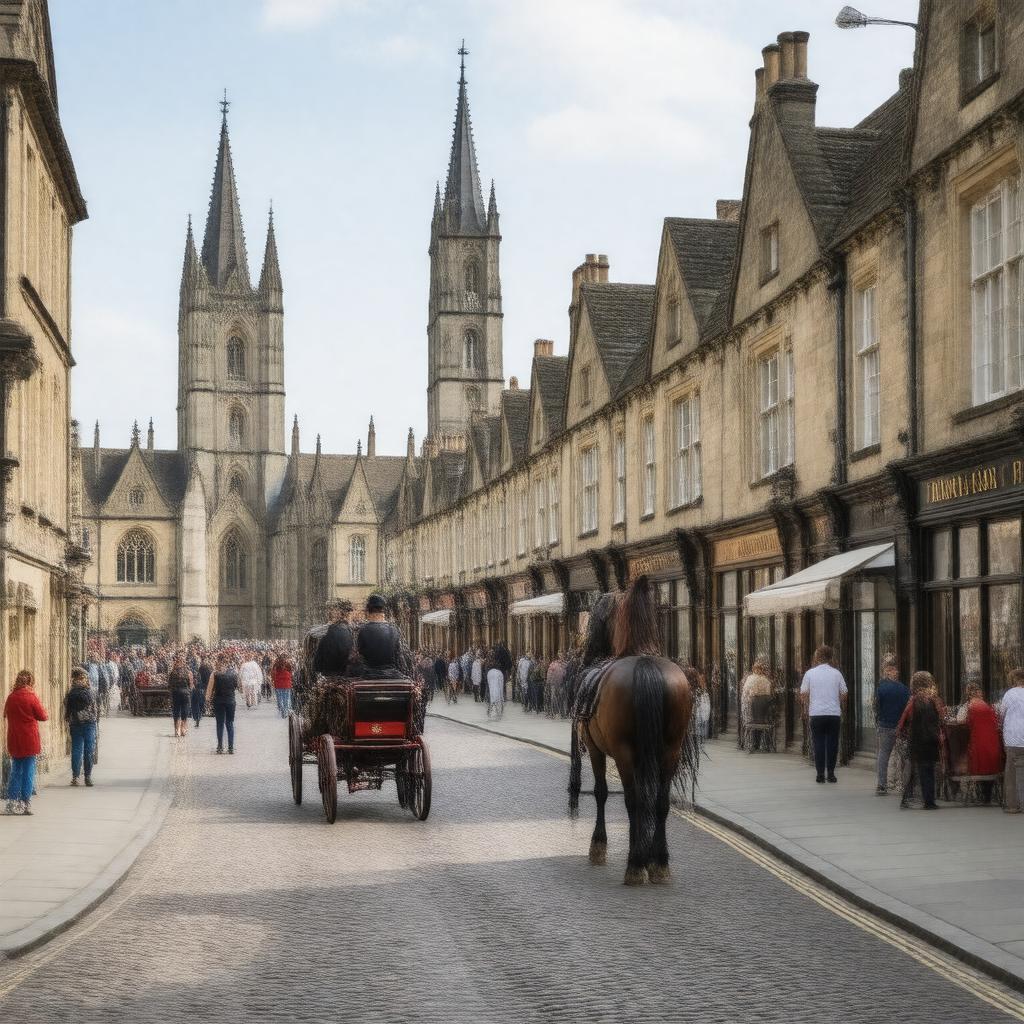 AI-created image of St Aldate's