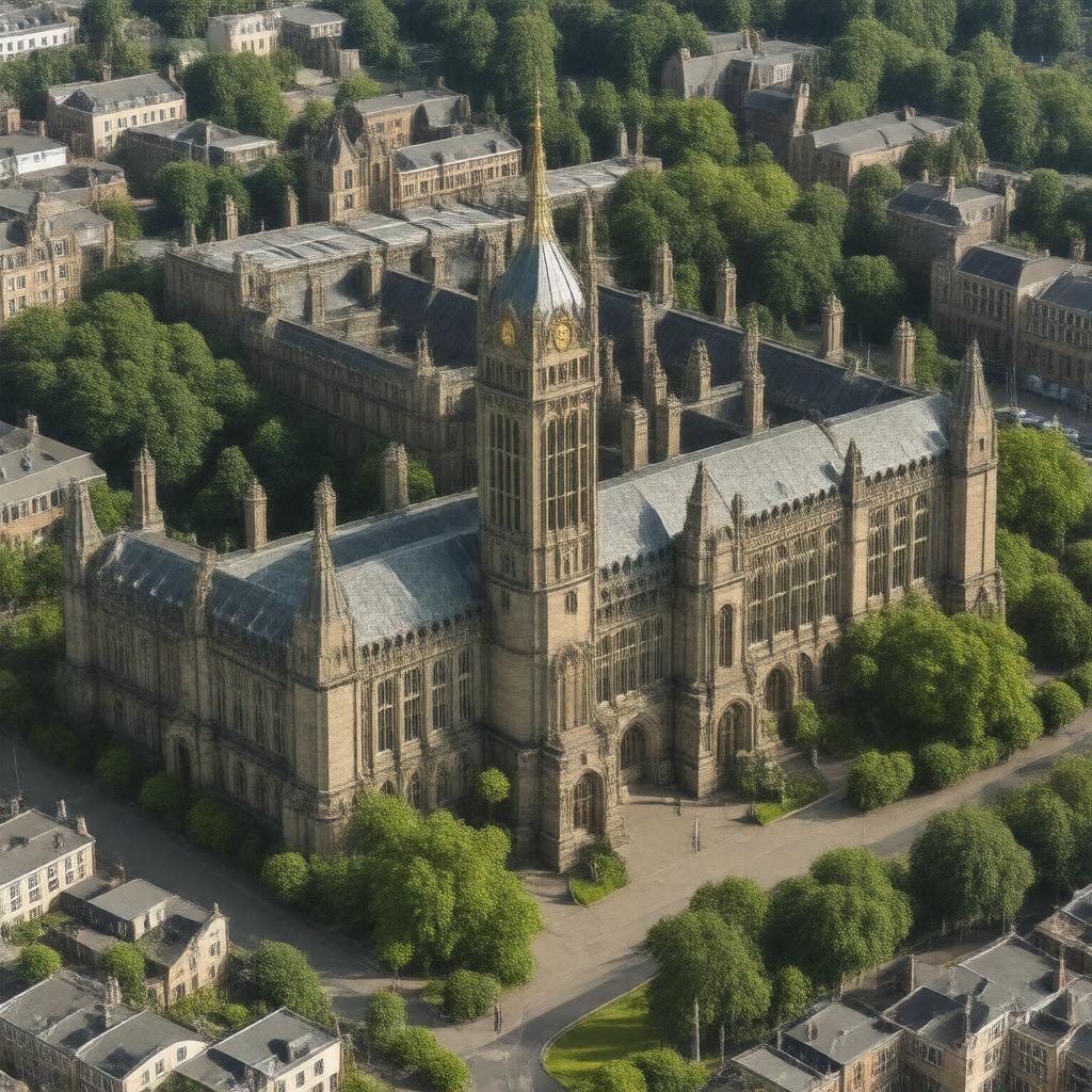 Click to view larger image AI-created image of St Aloysius' College, Glasgow