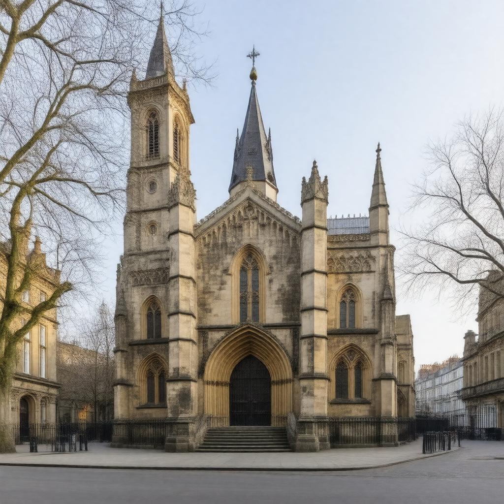 Click to view larger image AI-created image of St Andrew Holborn