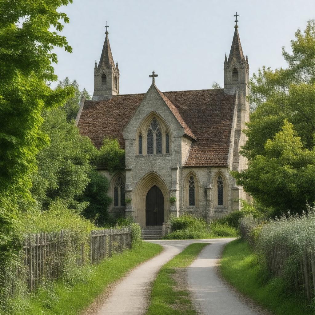 Click to view larger image AI-created image of St Andrew and St Mary