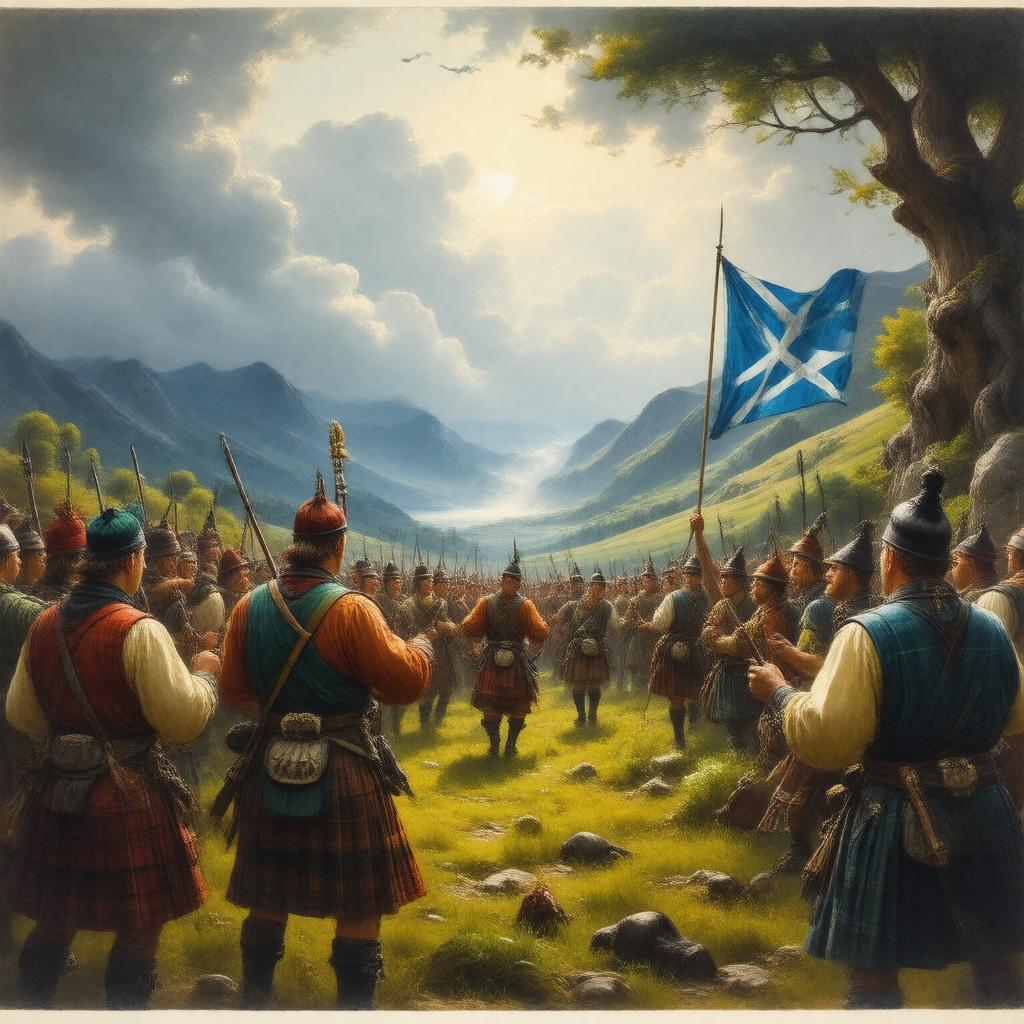 AI-created image of St Andrew's Day