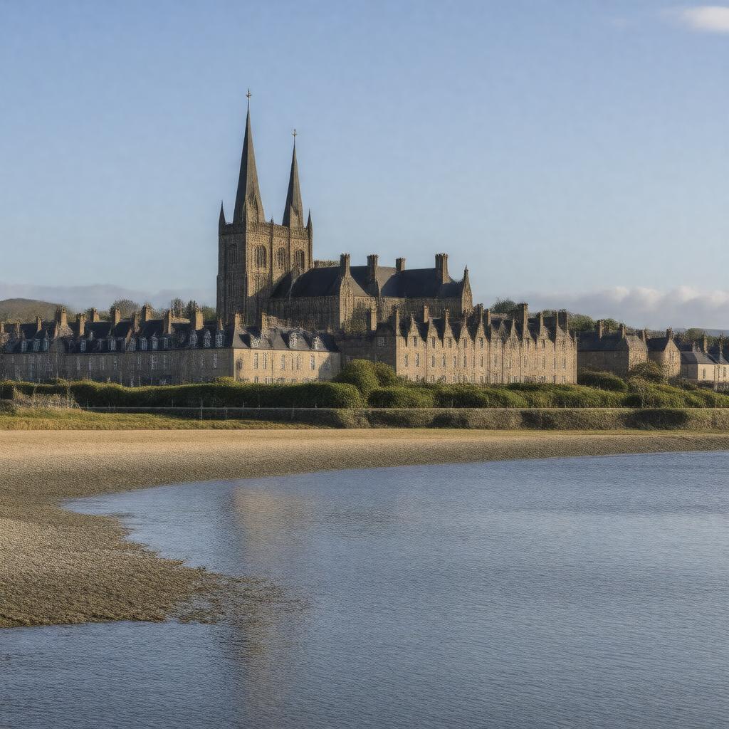 AI-created image of St Andrews, Scotland