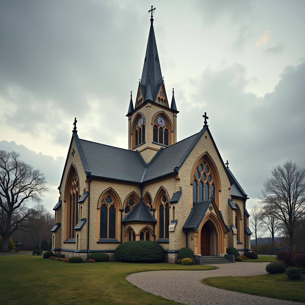 AI-created image of St Anne's Chapel