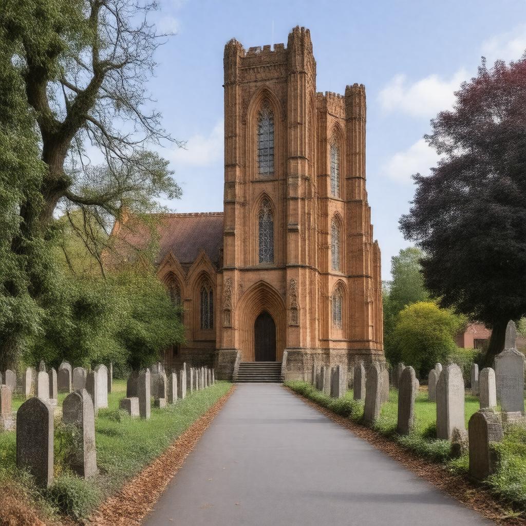 Click to view larger image AI-created image of St Anne's Church, Aigburth