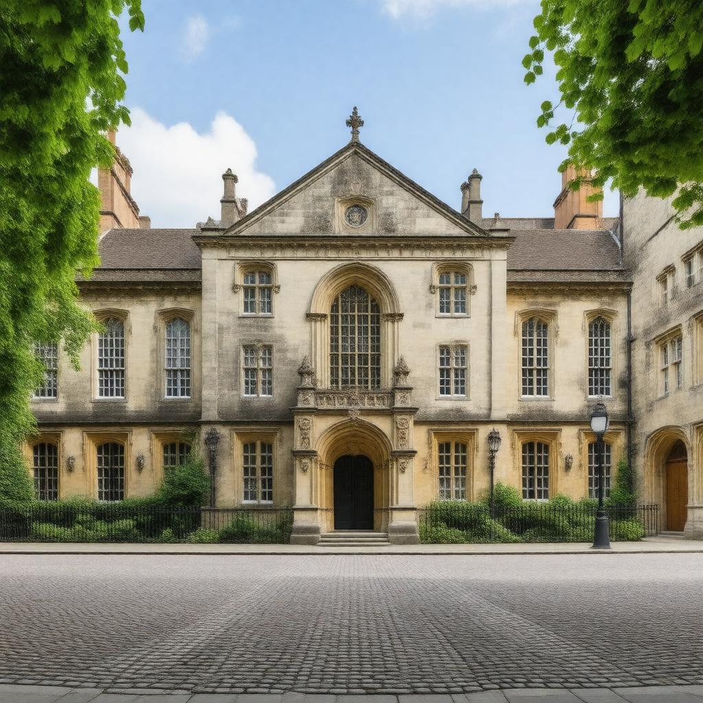 AI-created image of St Anne's College