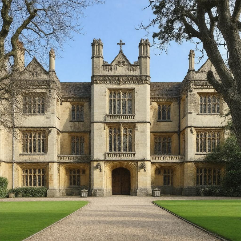 AI-created image of St Antony's College