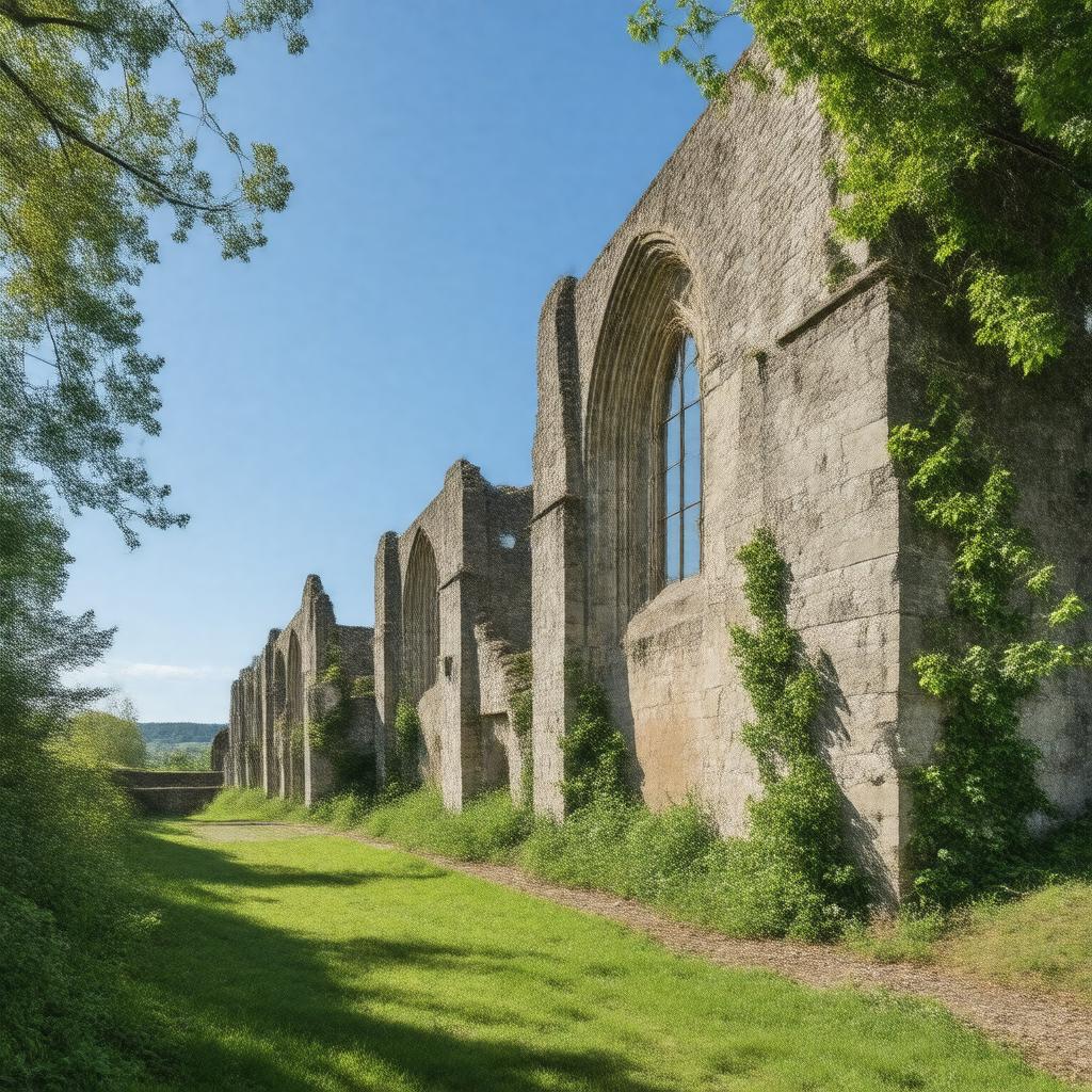AI-created image of St Augustine's Abbey